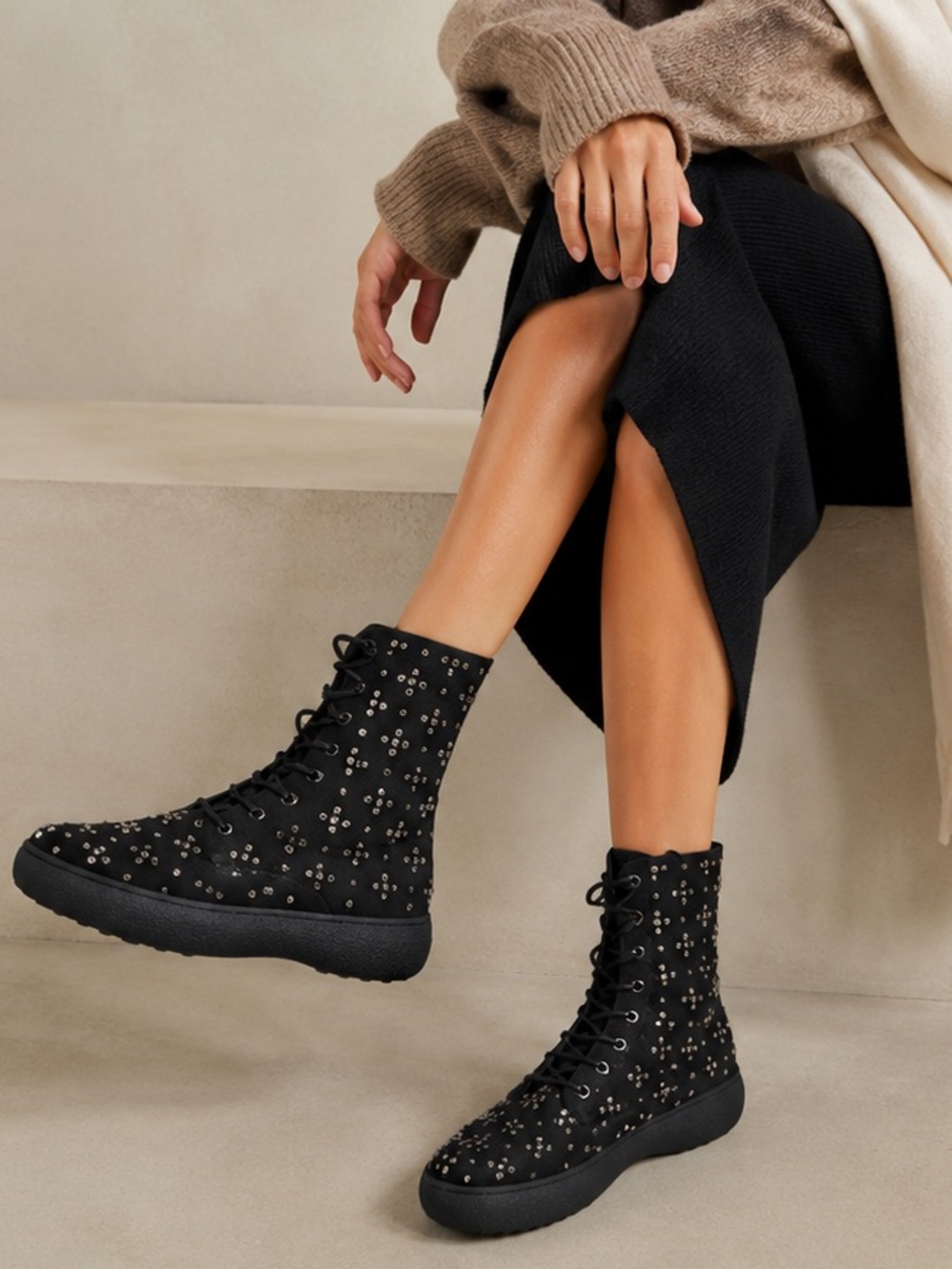 Tod's Women's Gommini Embellished Boots